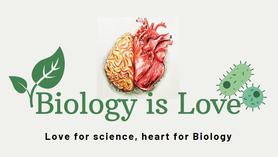 Biology is love logo